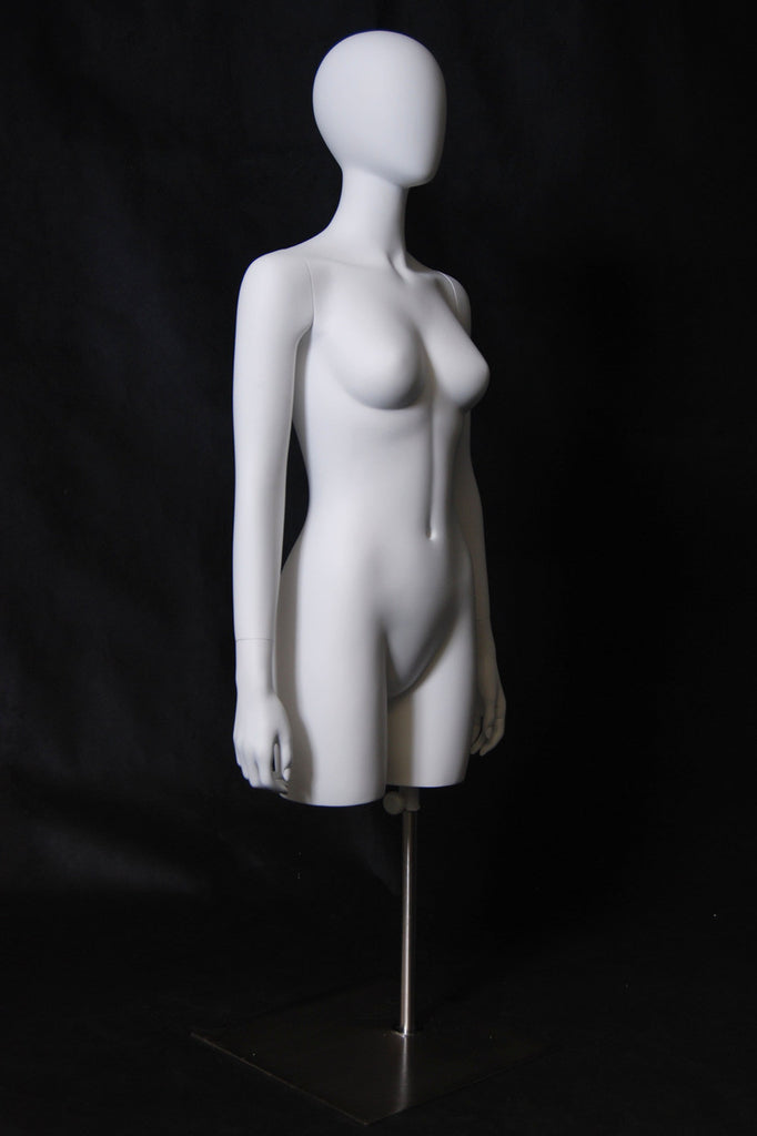 Female Egghead Mannequin Torso With Base MM-TFWEG