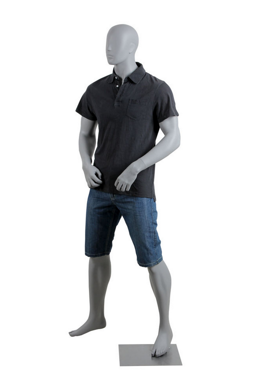 Grey Abstract Male Mannequin MM-LEE1