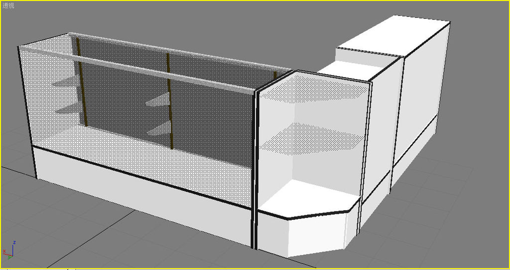 White Corner Filler Display MM-SC-PCM-CW