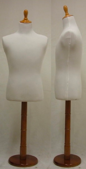 Male French Dress Form With Round Base MM-MFDRB