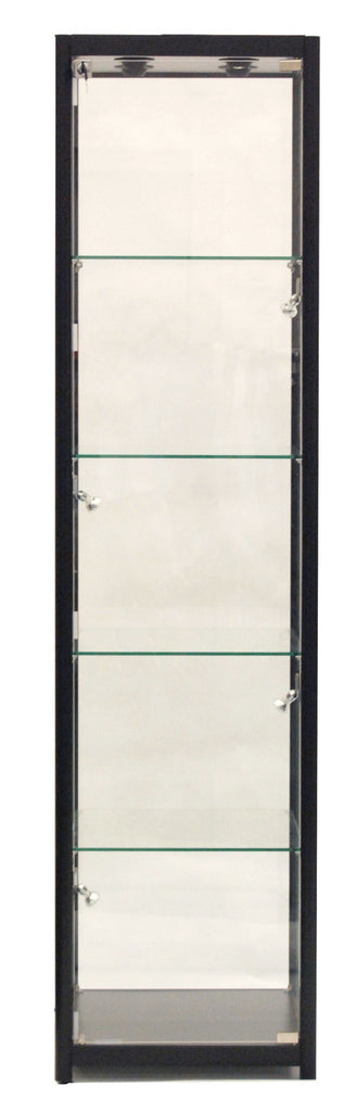 Black Rectangular Tower Display Case MM-SC-TW20BK