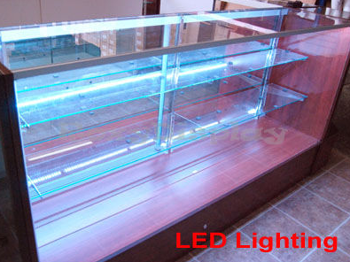 Glass 70" Triple Level Front Opening Display Case MM-SC-KD6G-FO