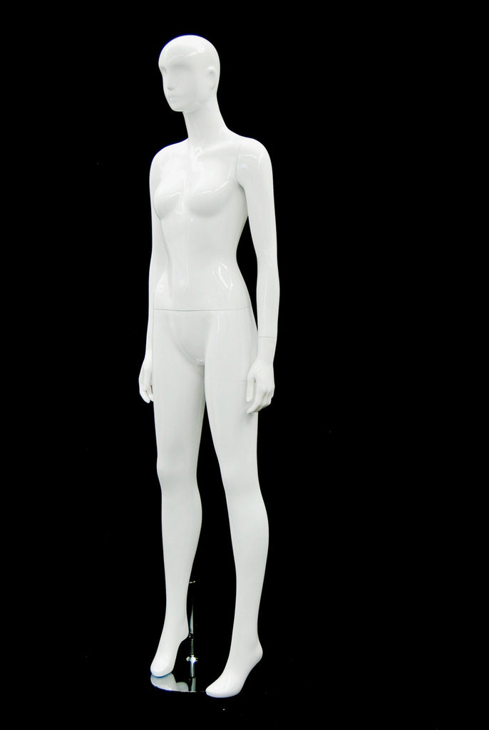 Female White Abstract Mannequin MM-AF139W1