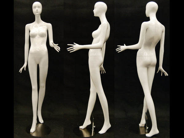 White Female Abstract Mannequin MM-IVY3