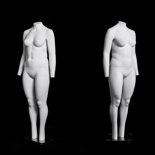 Plus Size Female Invisible Ghost Mannequin Full Body for Photography MM-MZGH10