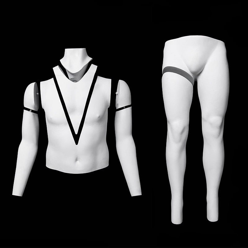 Plus Size Male Invisible Ghost Mannequin Full Body for Photography MM-MZGH9