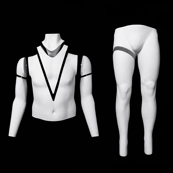 Plus Size Male Invisible Ghost Mannequin Full Body for Photography MM-MZGH9