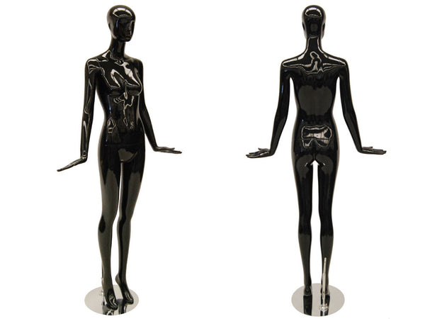Black Abstract Female Mannequin MM-RXD01BK