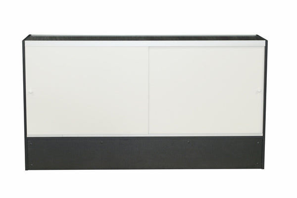 Black Double Level Display Case MM-SC-SCH6BK