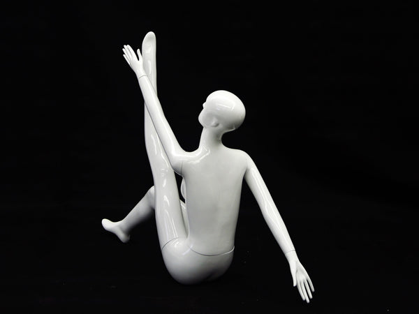 Female White Abstract Mannequin MM-XD20W