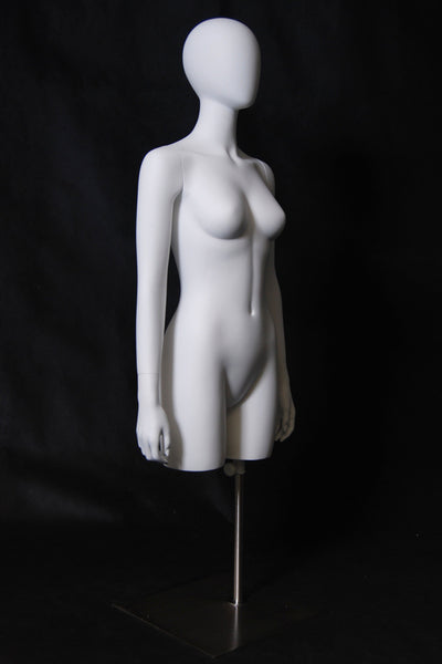 Female Egghead Mannequin Torso With Base MM-TFWEG