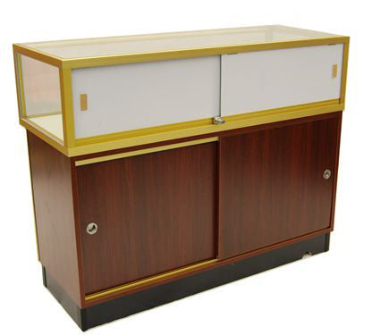 Cherry Display Case with Gold MM-JD4CGOLD