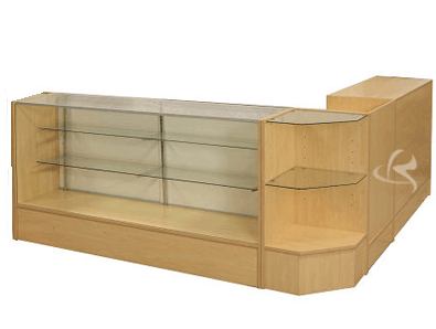 Maple Corner Filler Display Case MM-SC-PCM-CM