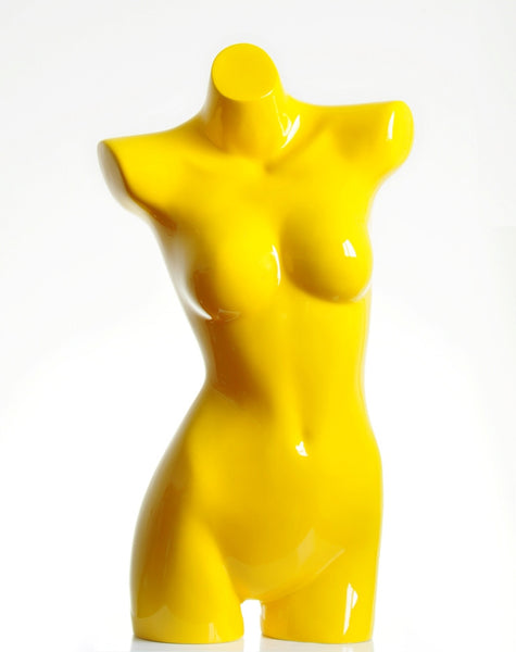 Colorful Fiberglass Female Mannequin Torso MM-MZBL2
