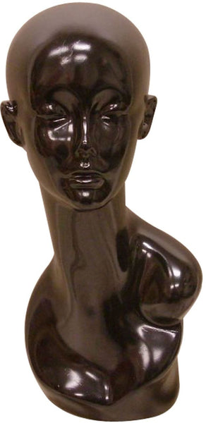 Female Mannequin Head MM-MDTINABLACK