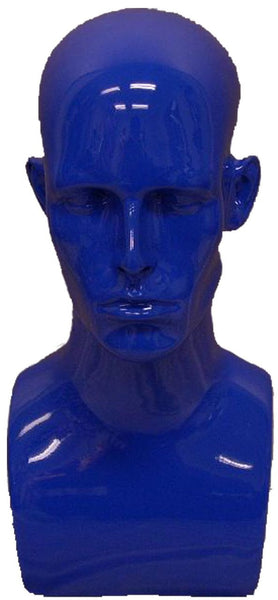 Male Mannequin Head MM-MDERABLUE