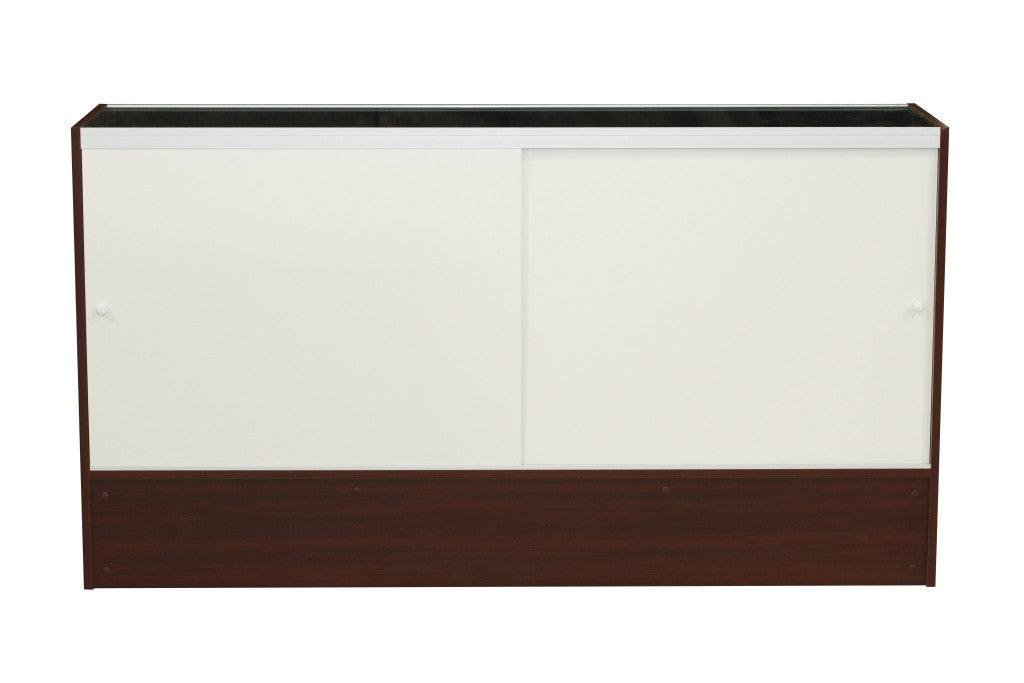 Cherry Double Level Display Case MM-SC-SCH6C