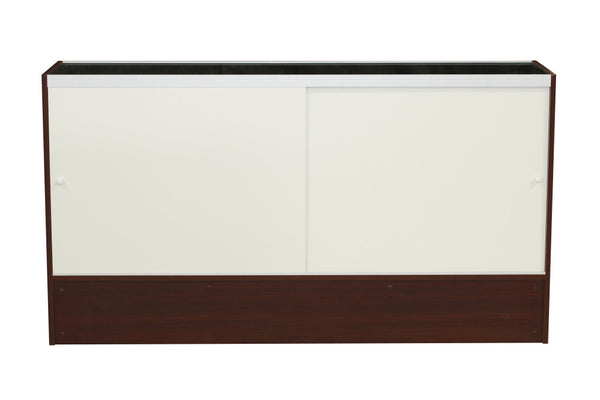 Cherry Double Level Display Case MM-SC-SCH6C