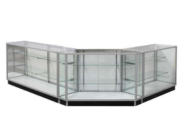 Glass 48" Triple Level Display Case MM-SC-KD4G