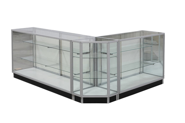 Glass Pentagon Corner Filler Display Case MM-SC-KDCU-S