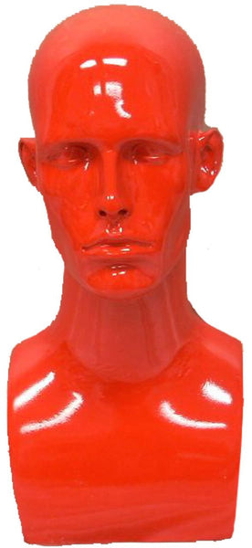 Male Mannequin Head MM-MDERARED